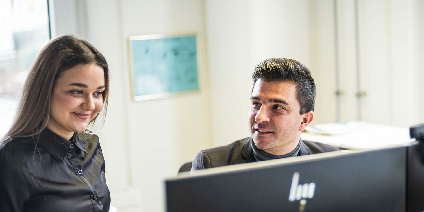 SIBIR employees in conversation