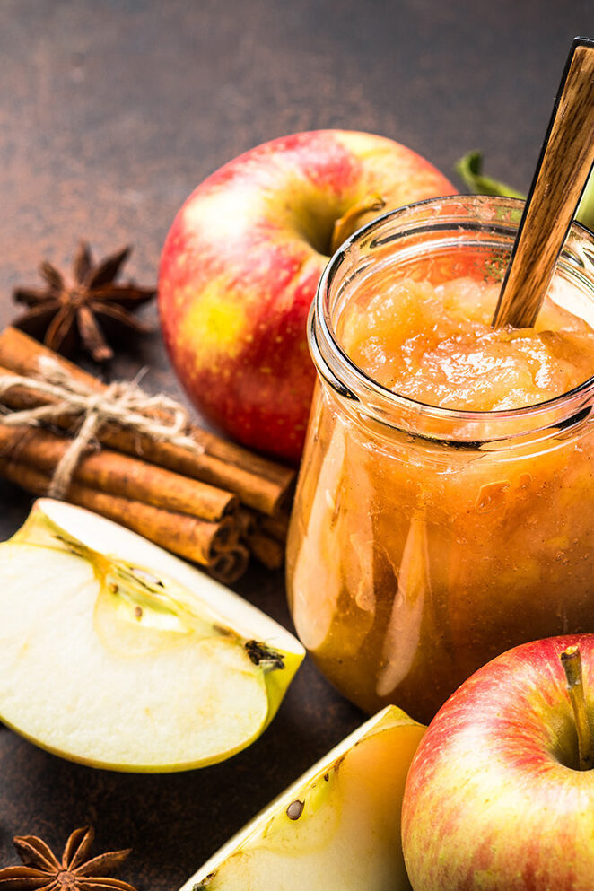 Apfelmus mit zimt